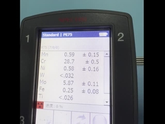 ASTM F75 UNS R30075 alliage de nickel cobalt chrome-6 molybdène pour implants chirurgicaux