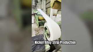 Processus de production de bandes laminées à froid en alliage de nickel