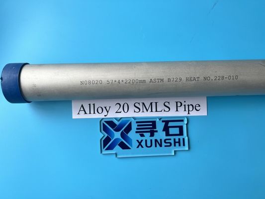 Alliage 20 N08020 Pipe sans couture avec une excellente résistance à la corrosion